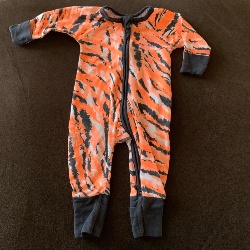 Baby two way zip footie/romper